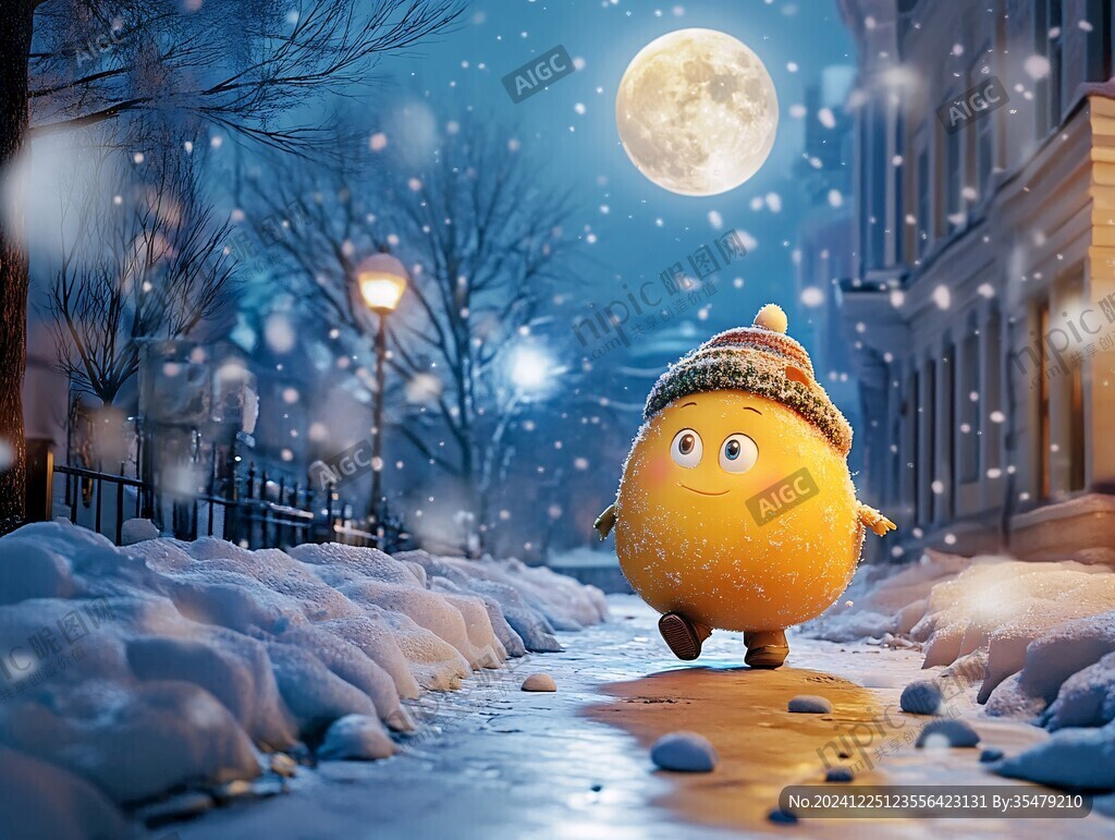 耙耙柑插画设计
