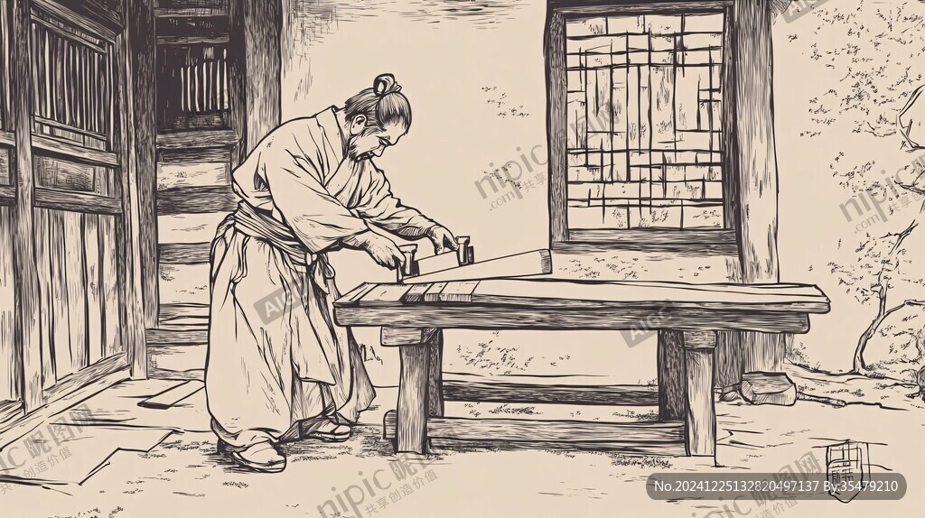 手绘武大郎
