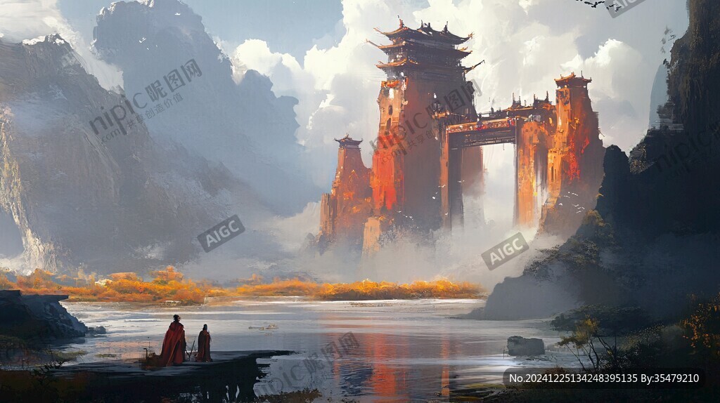 古风场景概念图