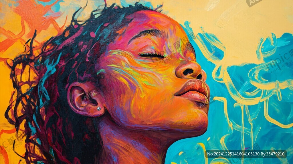 新颖新锐创意艺术绘画