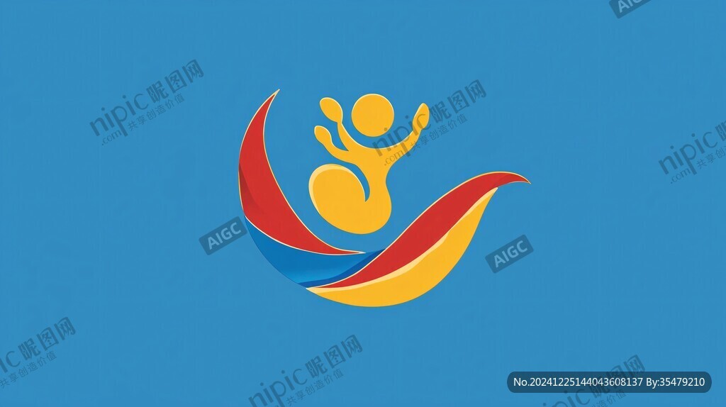 儿童水育logo设计