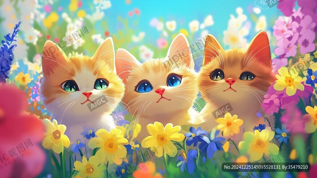3d卡通猫咪