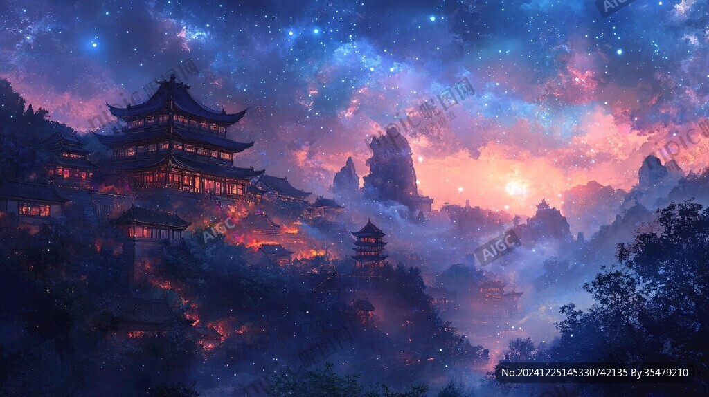 古风仙境天上宫阙