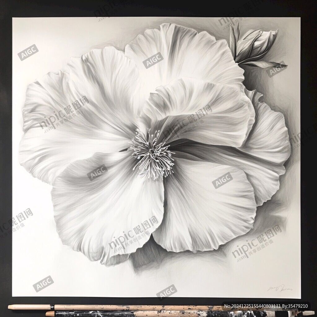 3d立体花装饰画