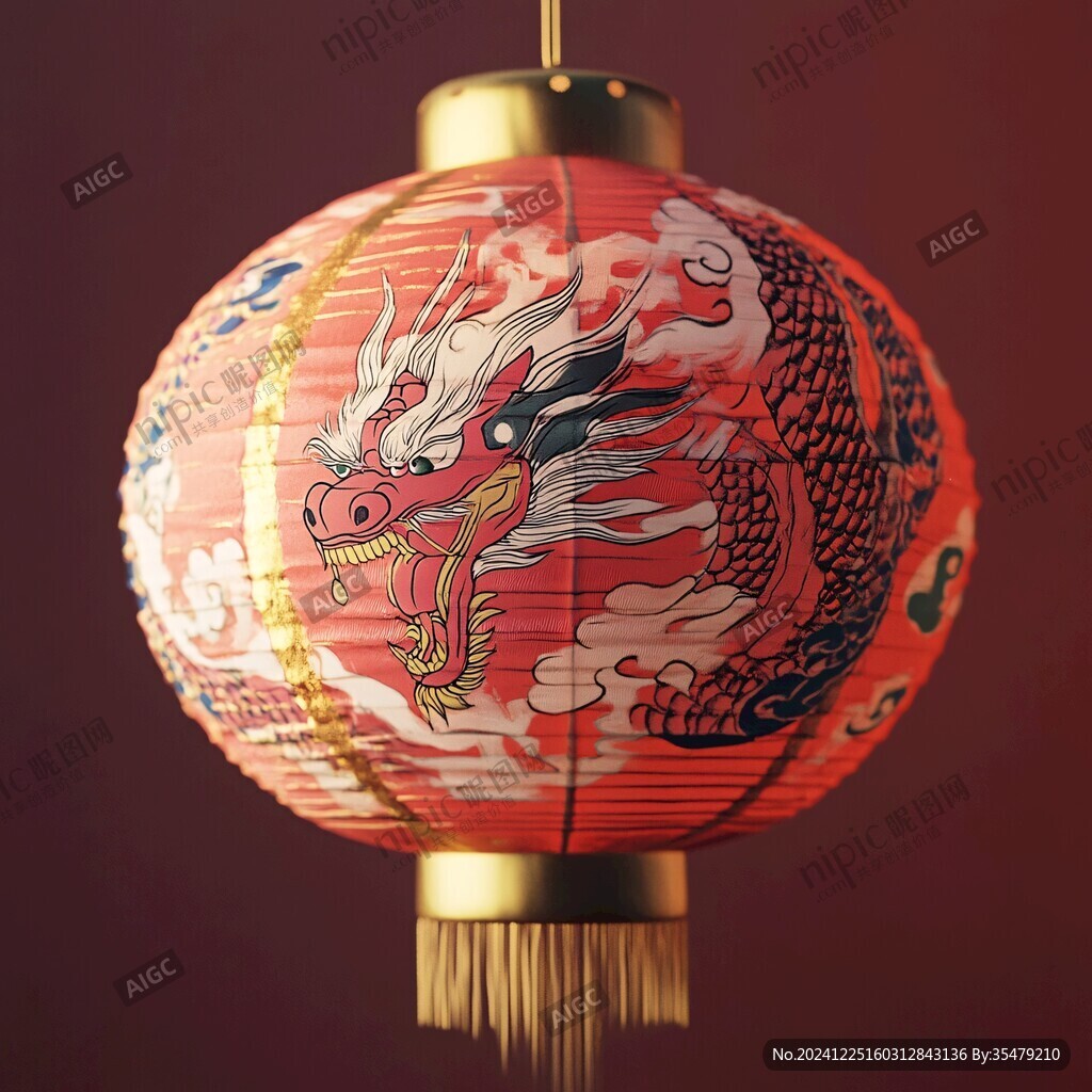 龙年提灯