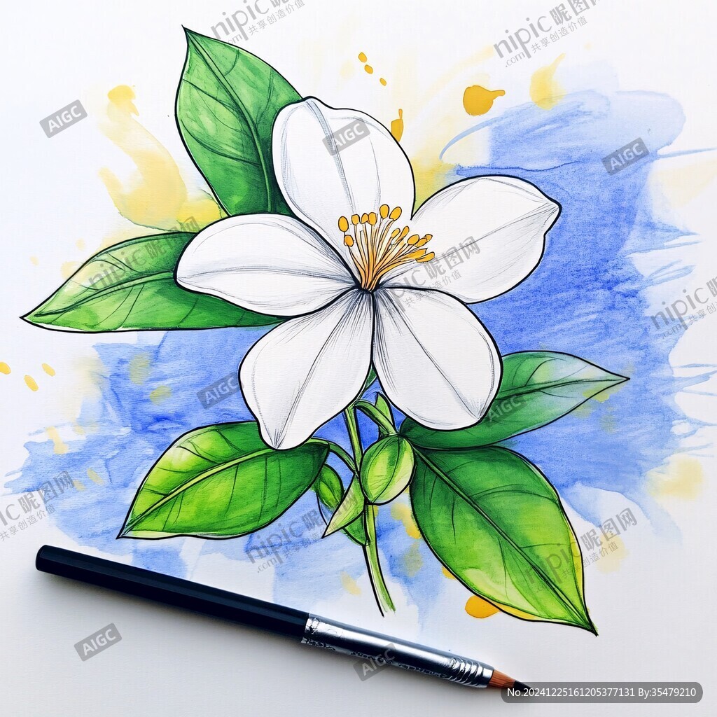 花卉临摹