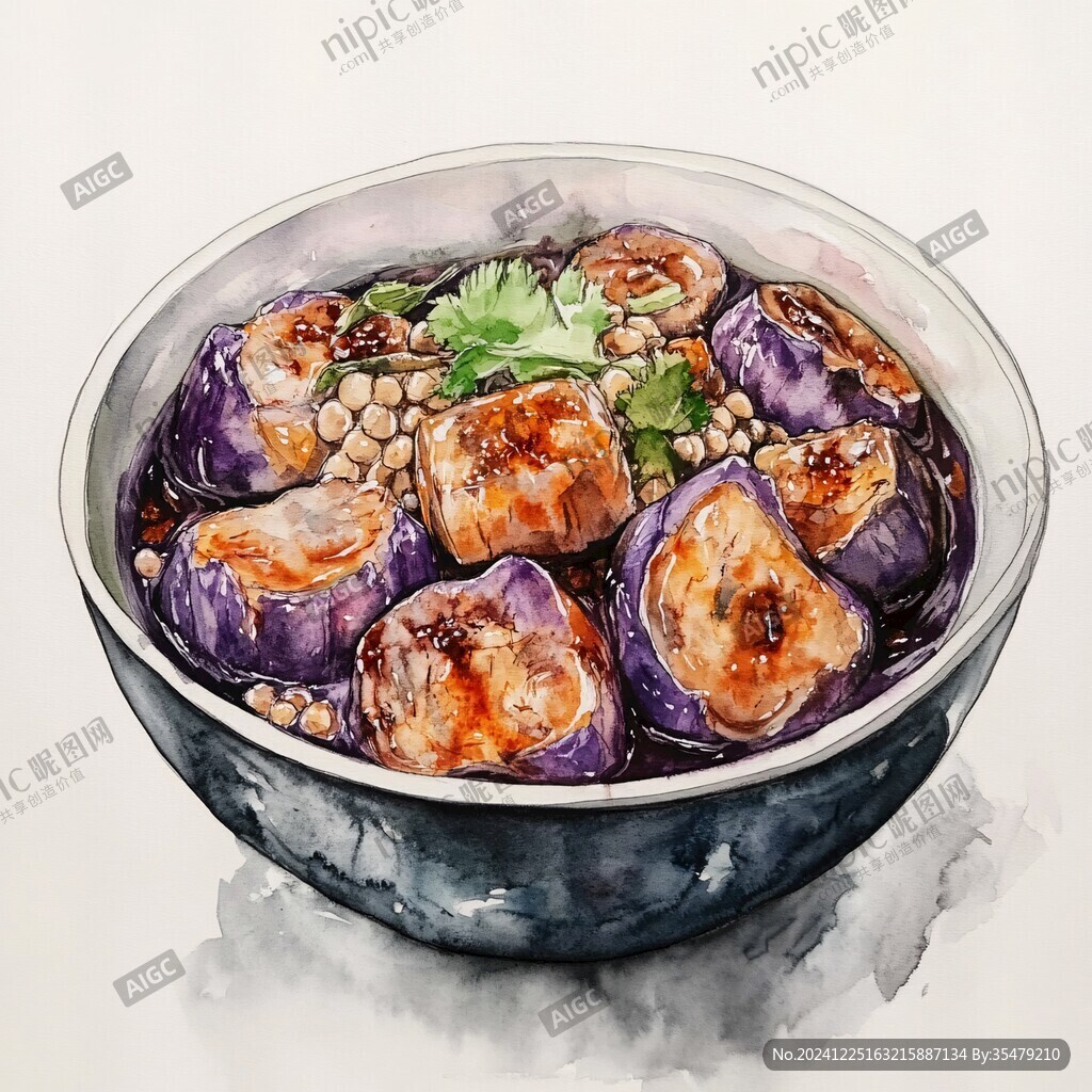 板绘美食