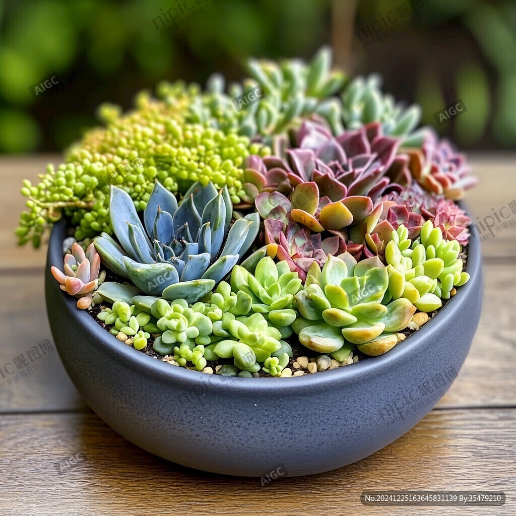 多肉植物盘