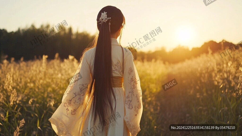 古装背影