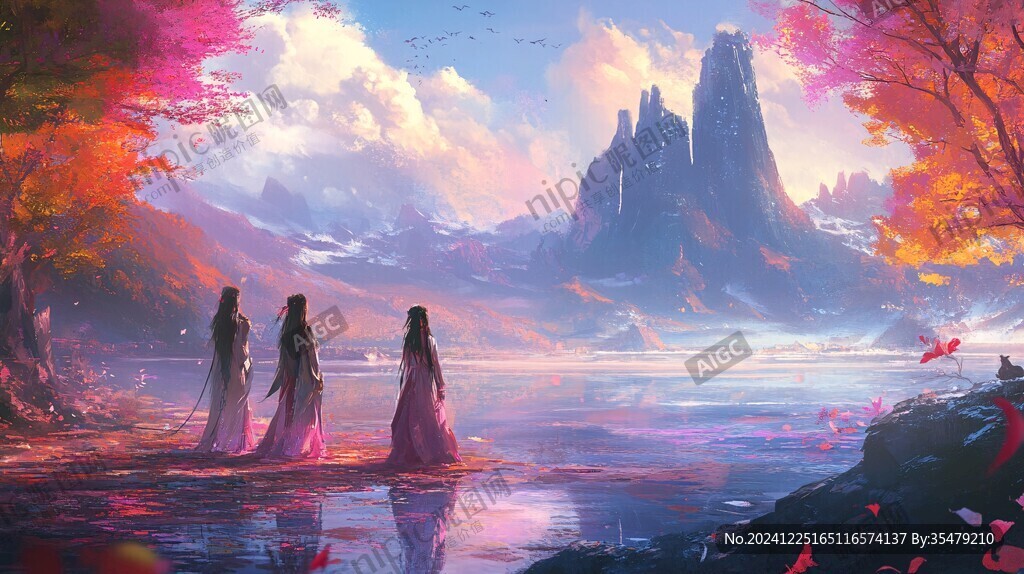 古风人物大场景