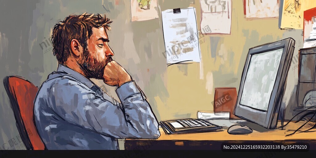 成年男人插画