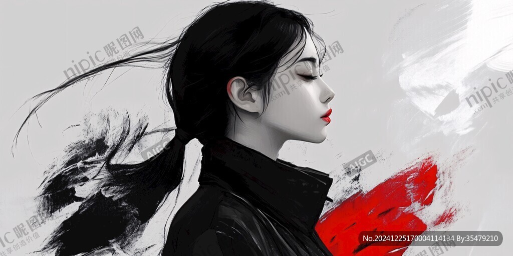 板绘人像
