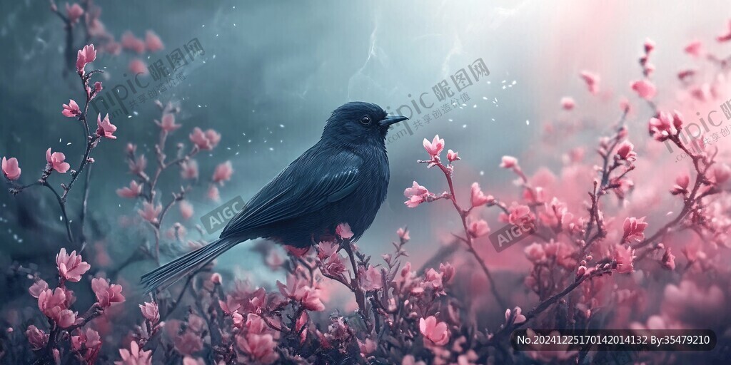 春天花鸟壁纸