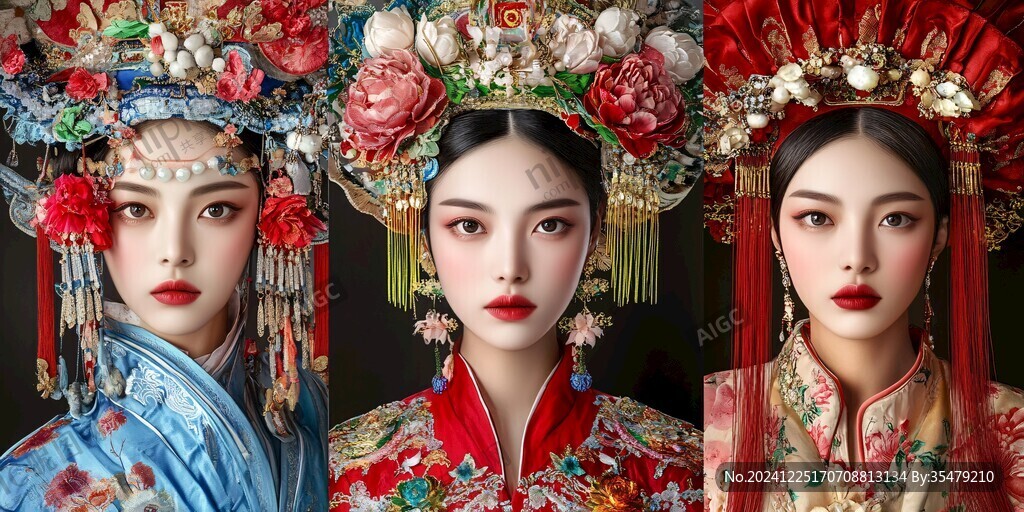 汉服秀禾装饰