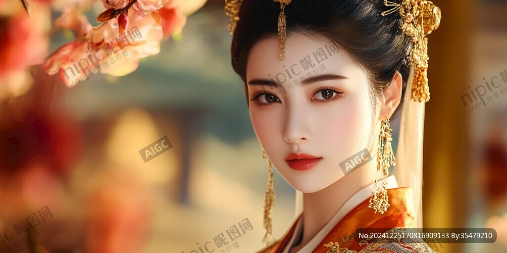 古典美女壁纸