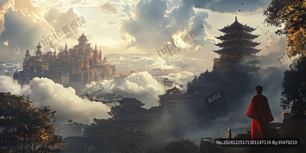 古风仙境天上宫阙