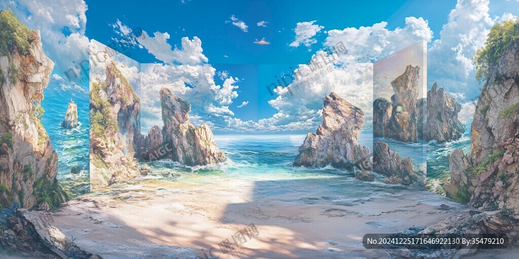 海景立体画