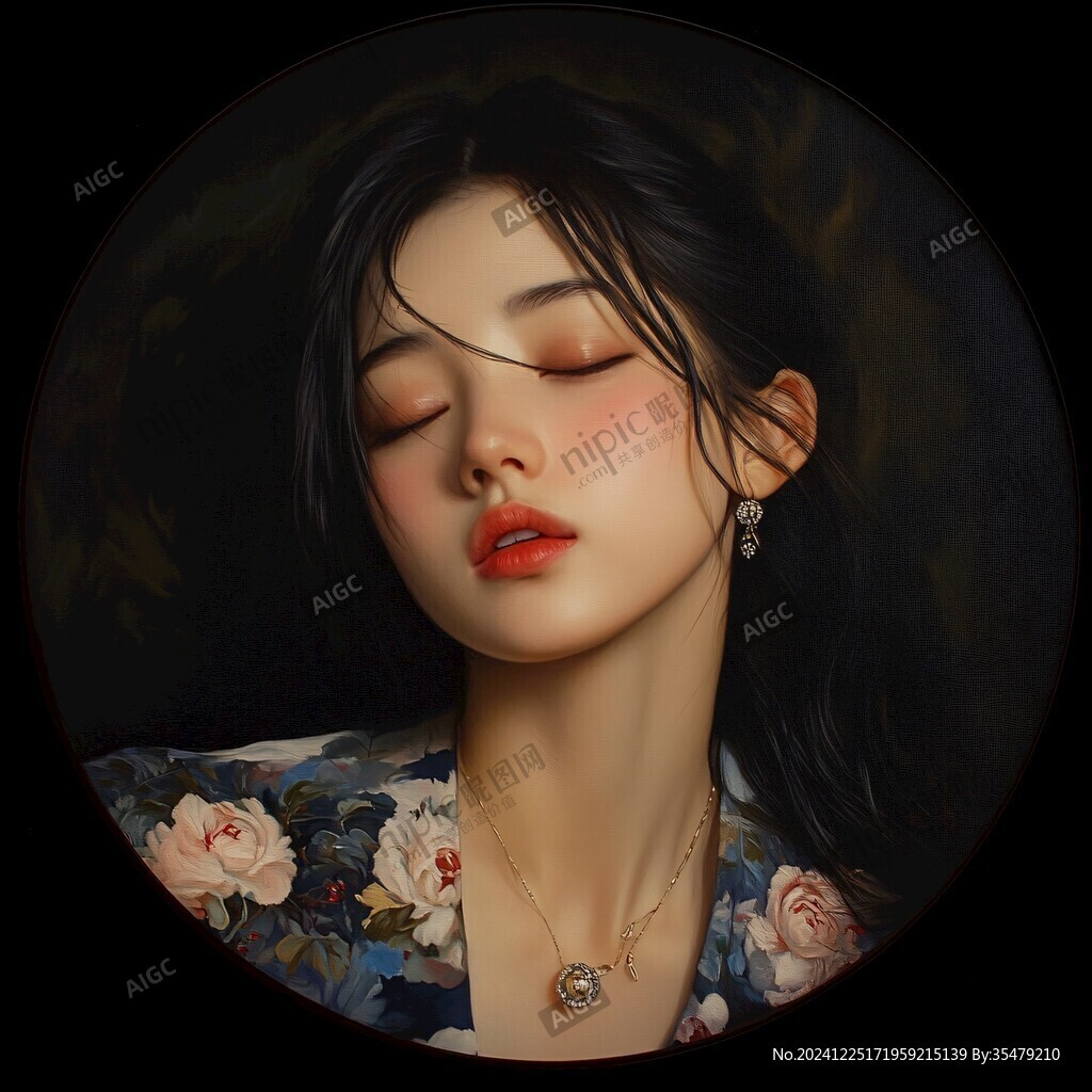 写实人物插画