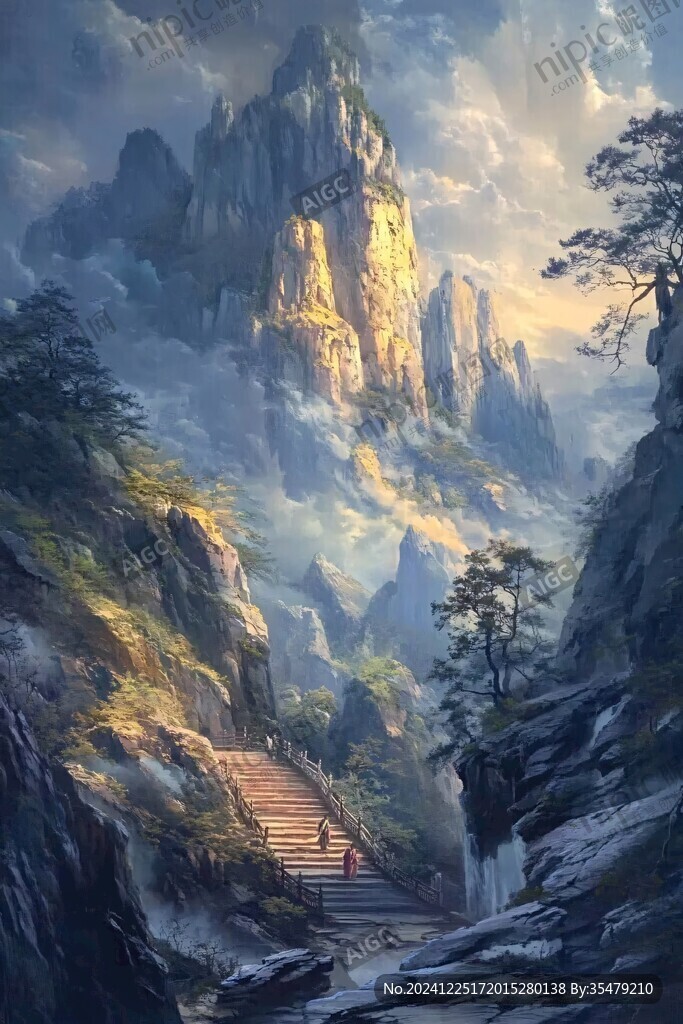 风景厚涂