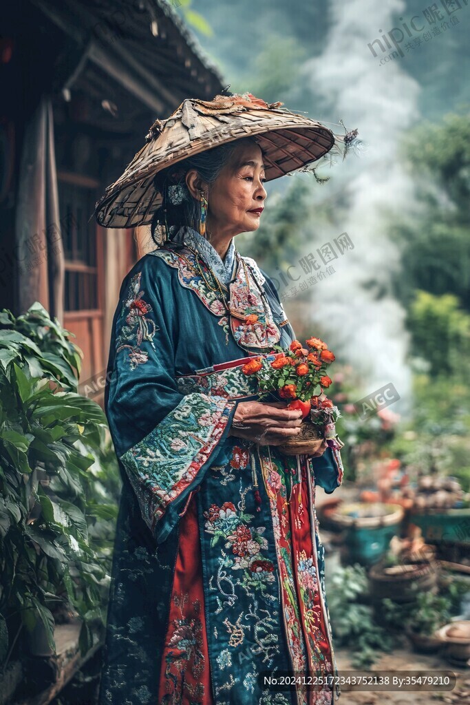 花婆送福