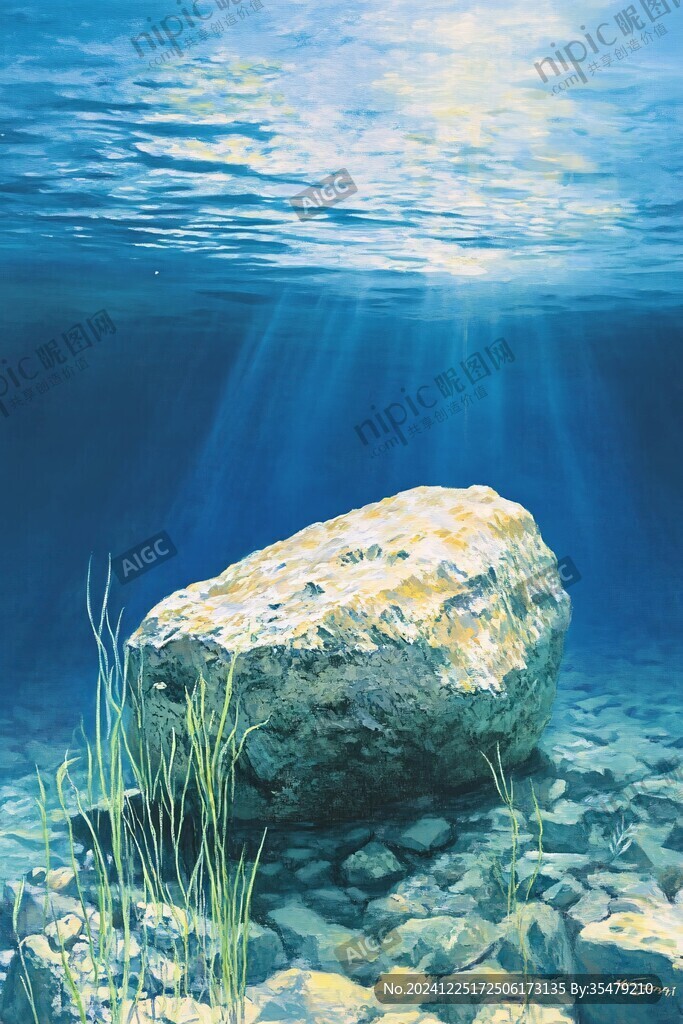 梦幻水底砂石