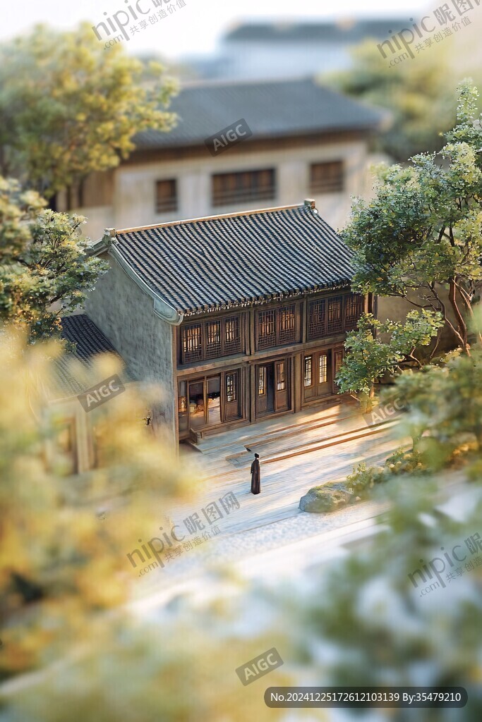拙政园远香堂微缩模型