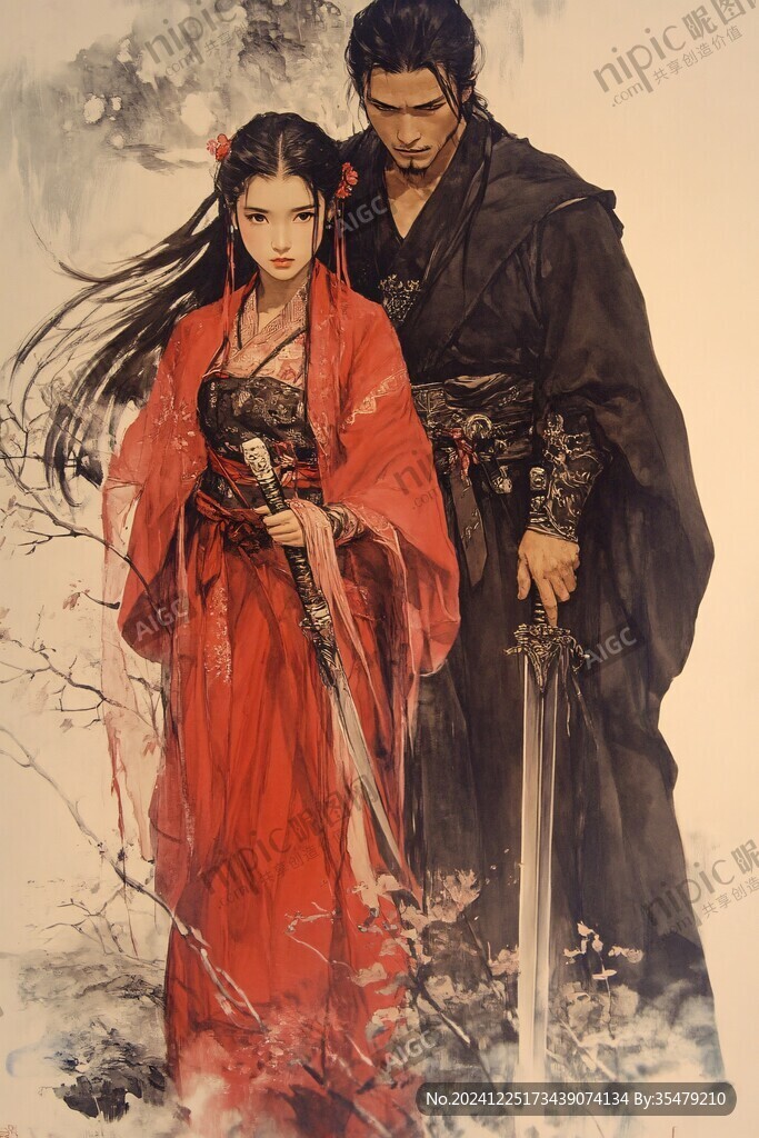 古风美女古风情侣