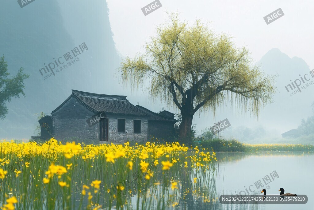 画意乡村风景