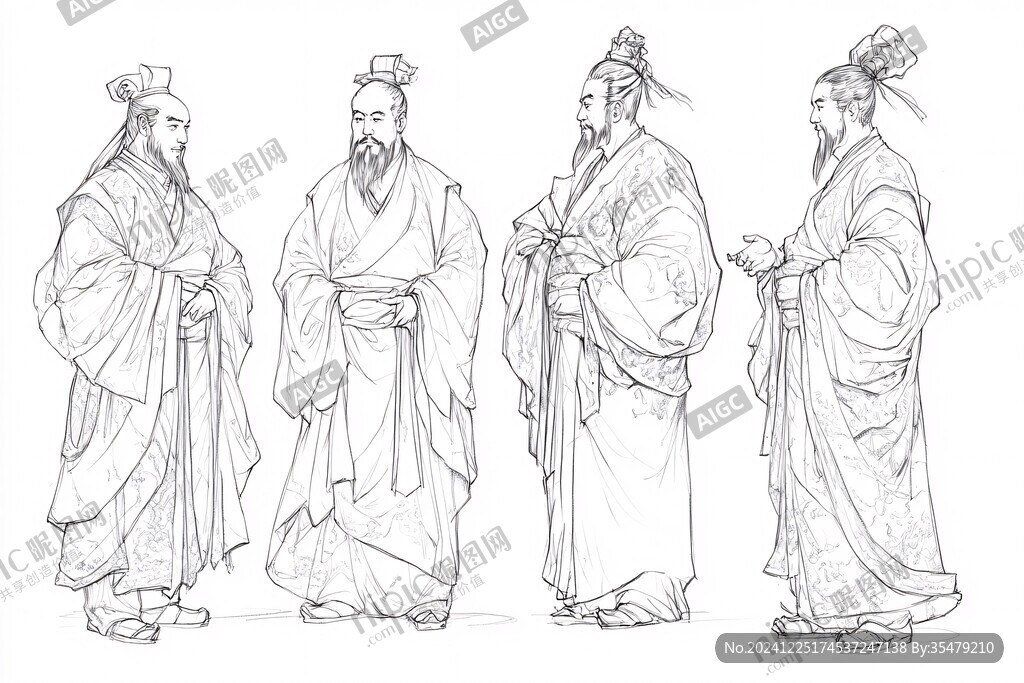 廉吏线稿