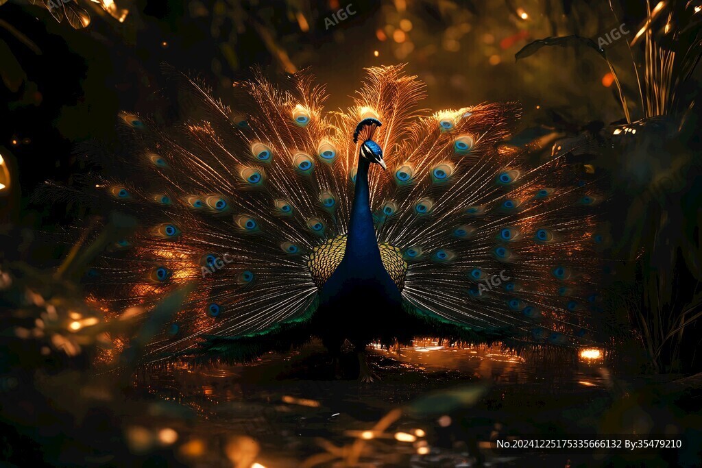 动物创意炫光效果