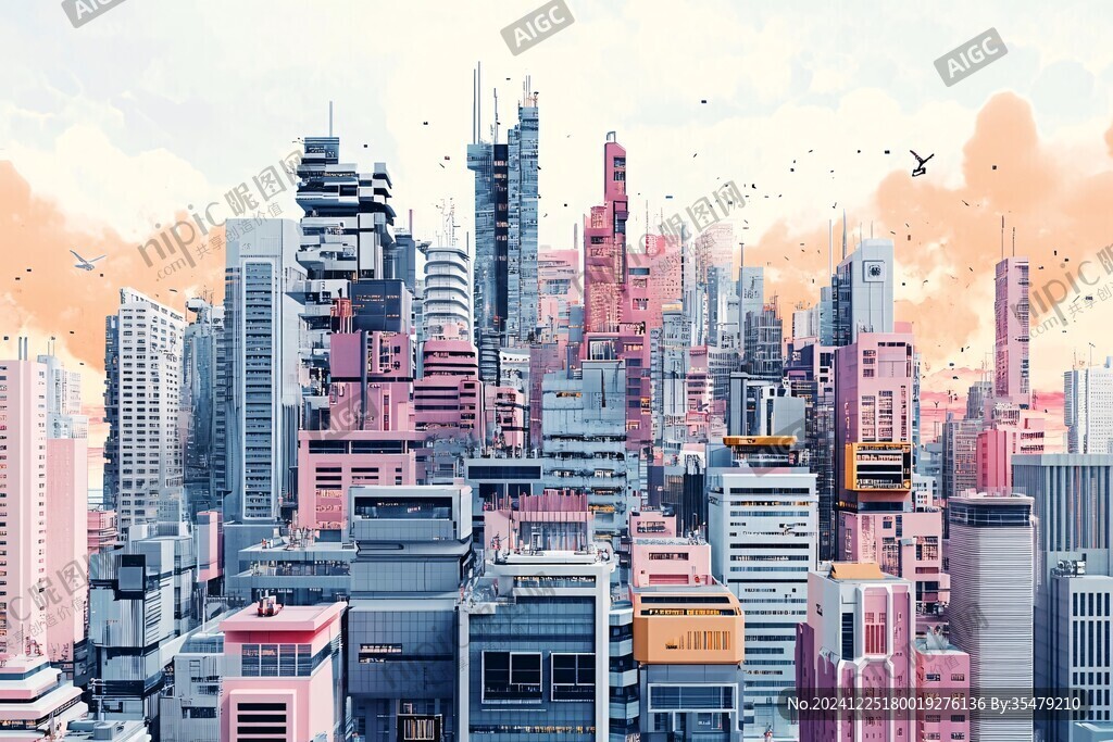 曼谷插画