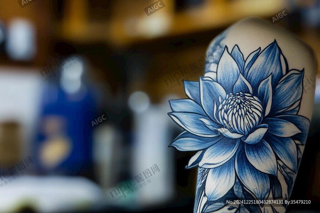 刻荷花