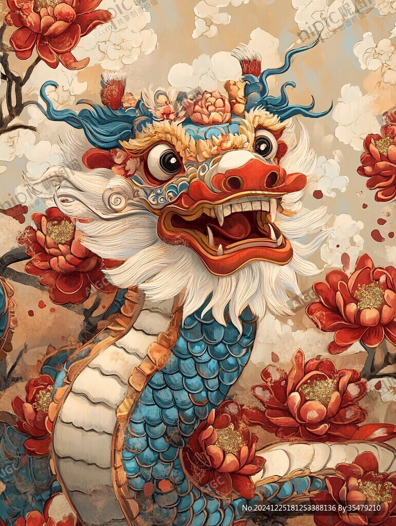龙年文创插画