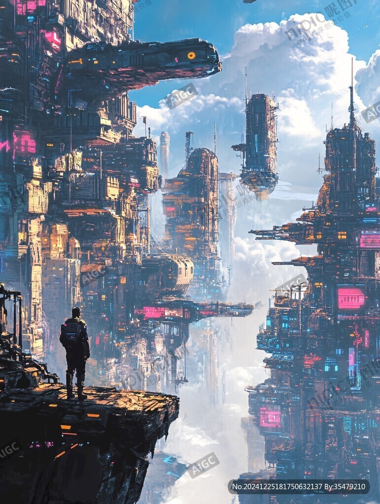 科幻题材插画
