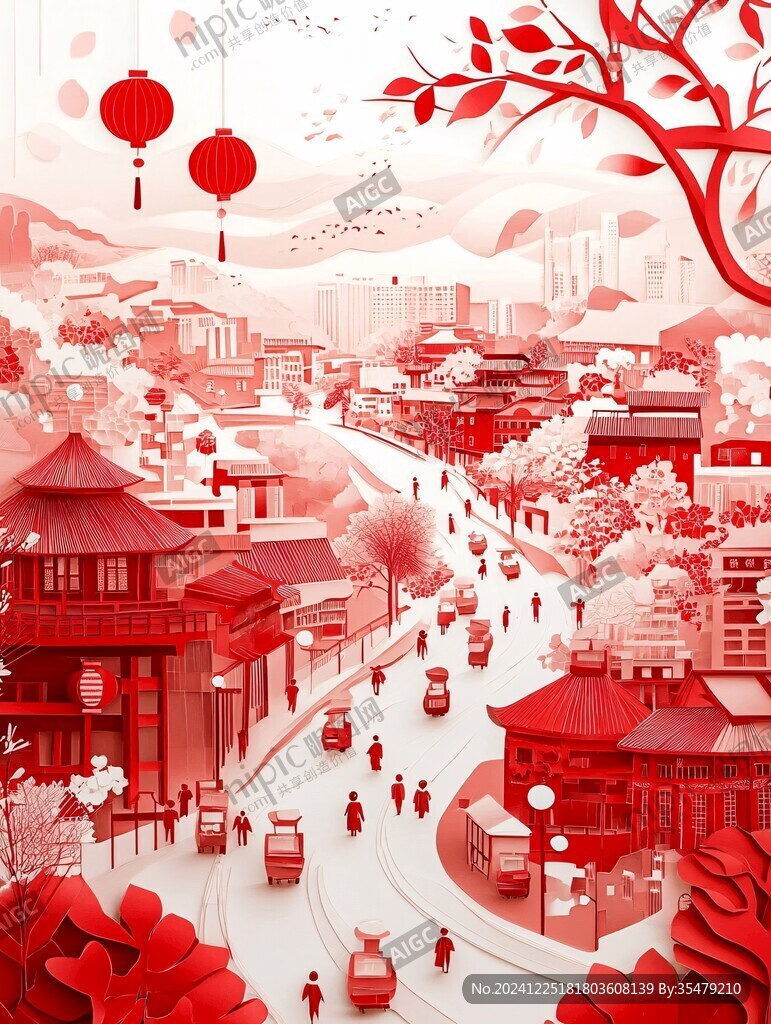 城市包装插画