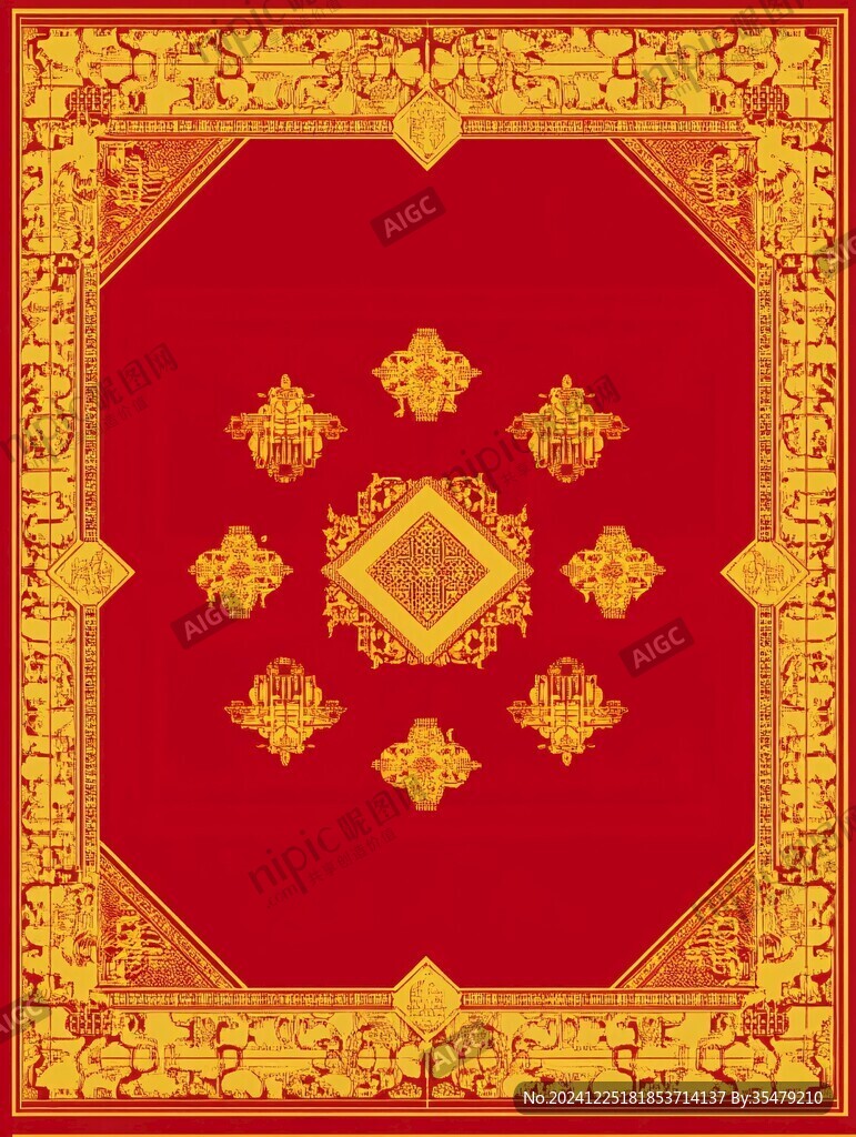中式古典金色背景