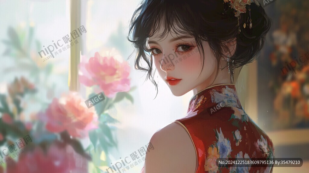 板绘人像