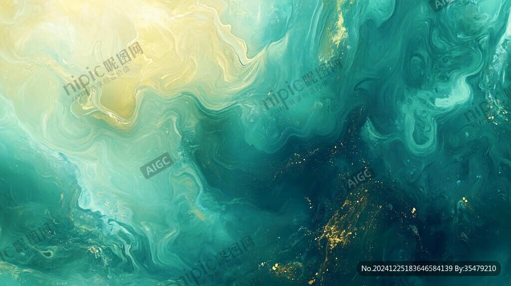 抽象梦幻泼墨背景