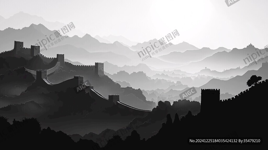 单色长城