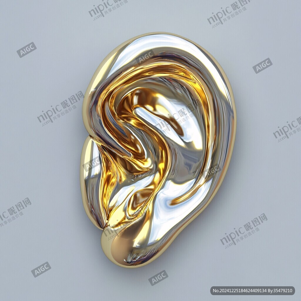 4d金色线条艺术