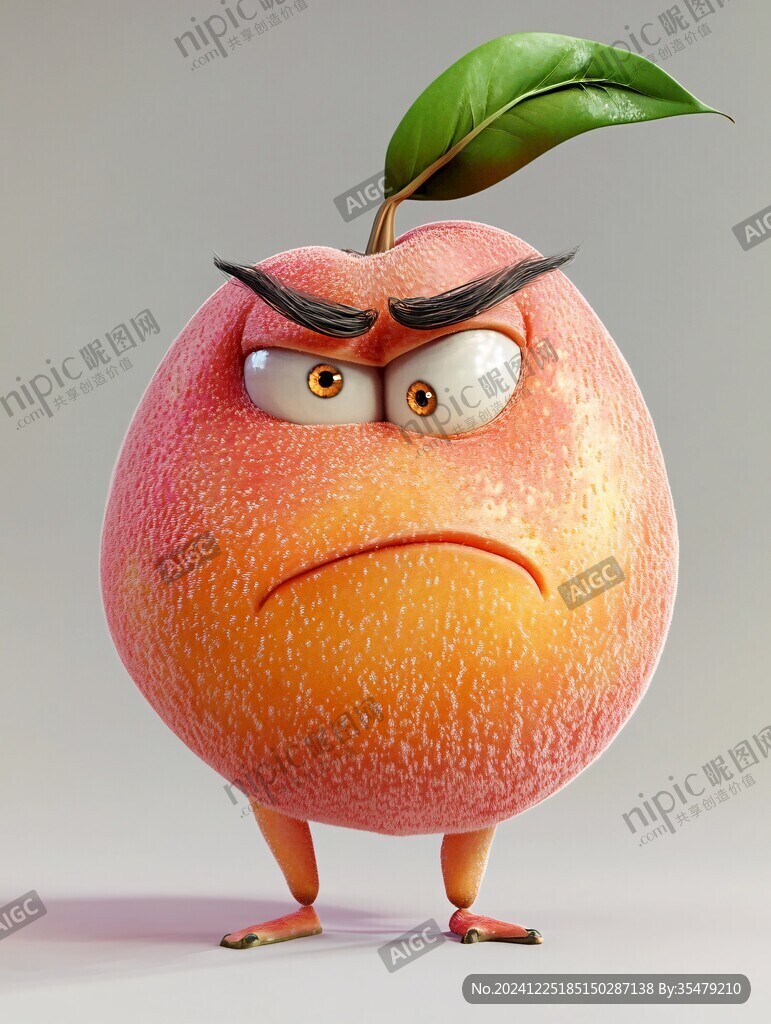 情绪拟人3d元素