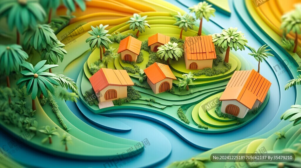 3d立体插画风格