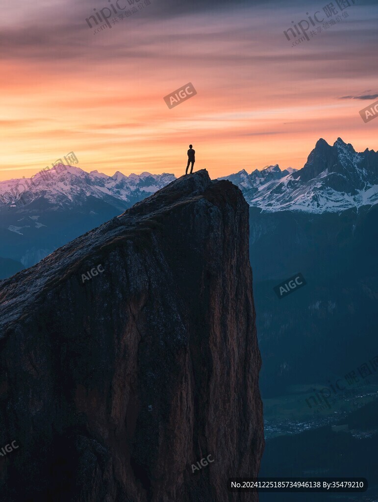 山高人为峰登山