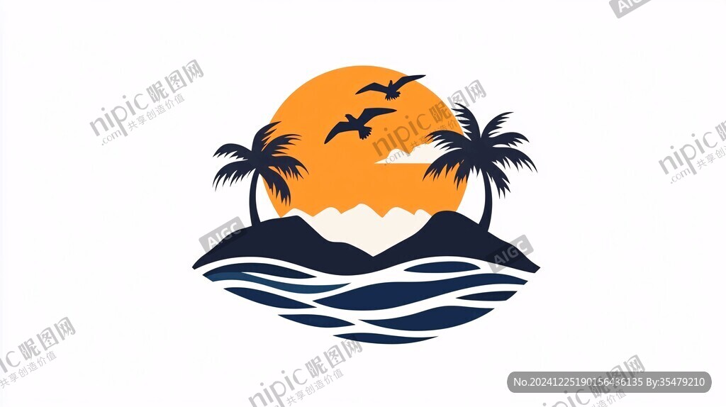 海岛标志设计