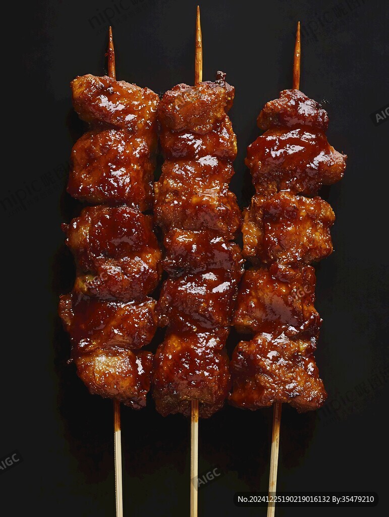 烤串棚拍烤肉大串
