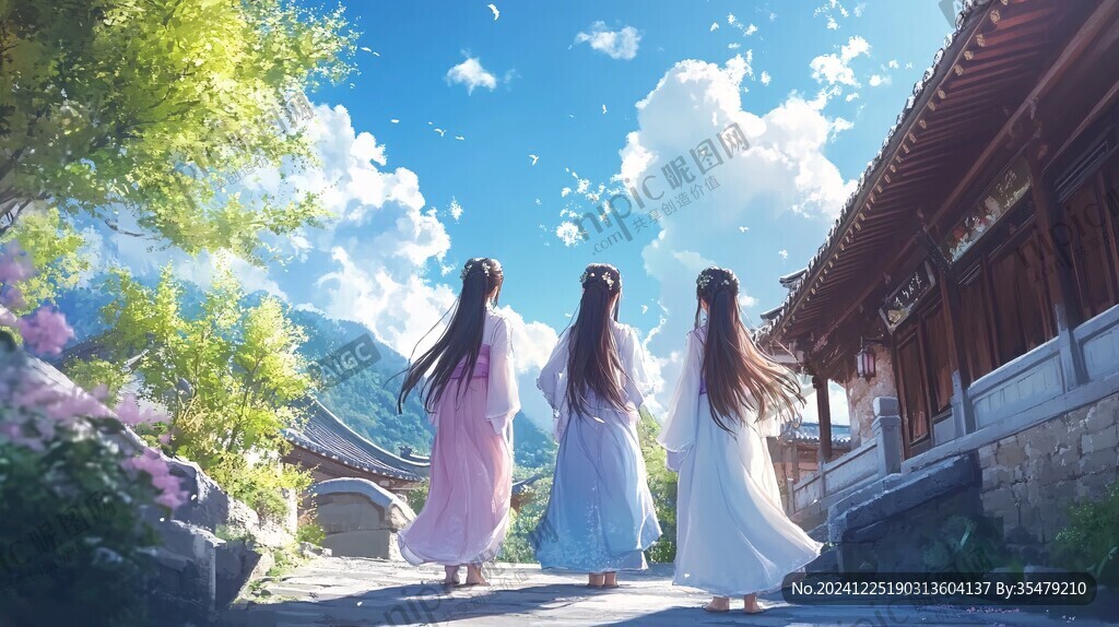 古风人物大场景
