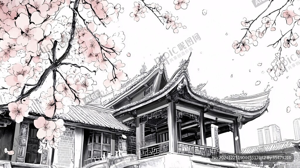 桃花楼阁