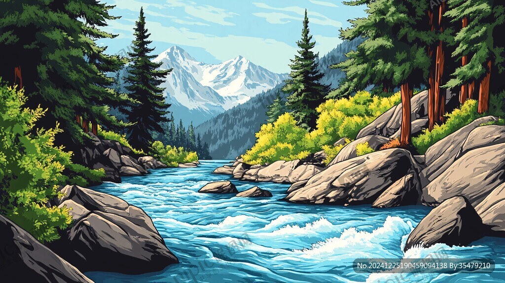 山河场景