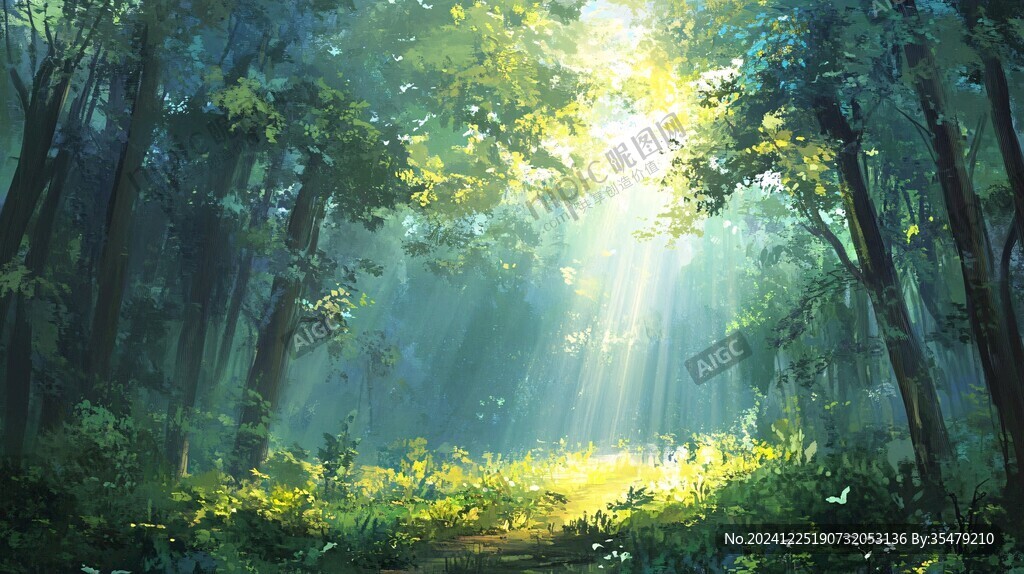 唯美森系场景