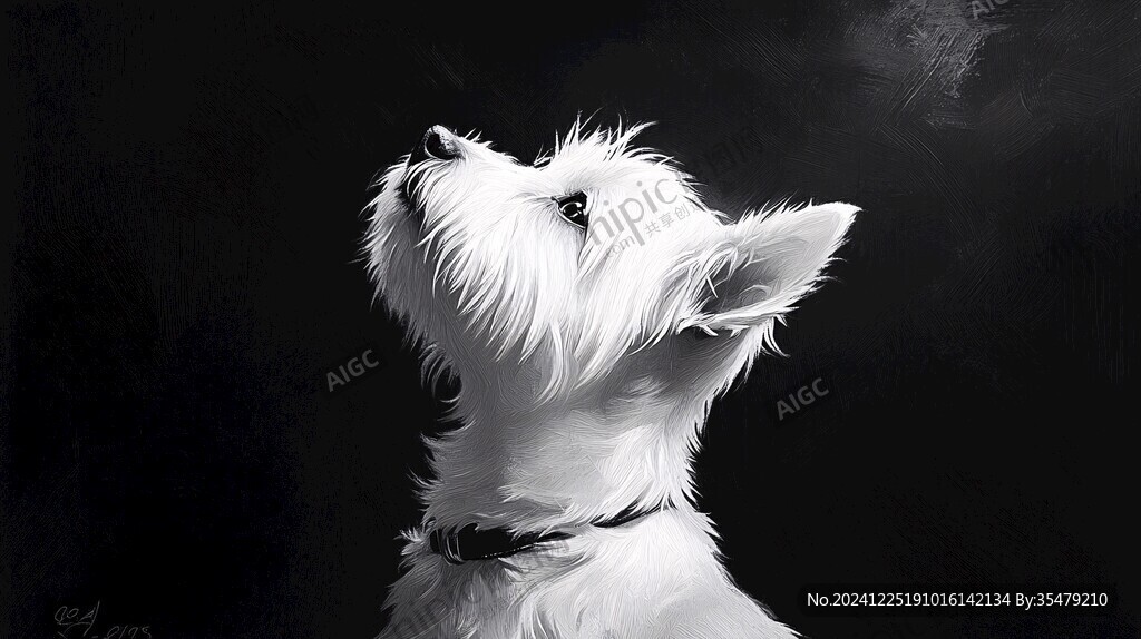 狗狗手绘鼠绘插画